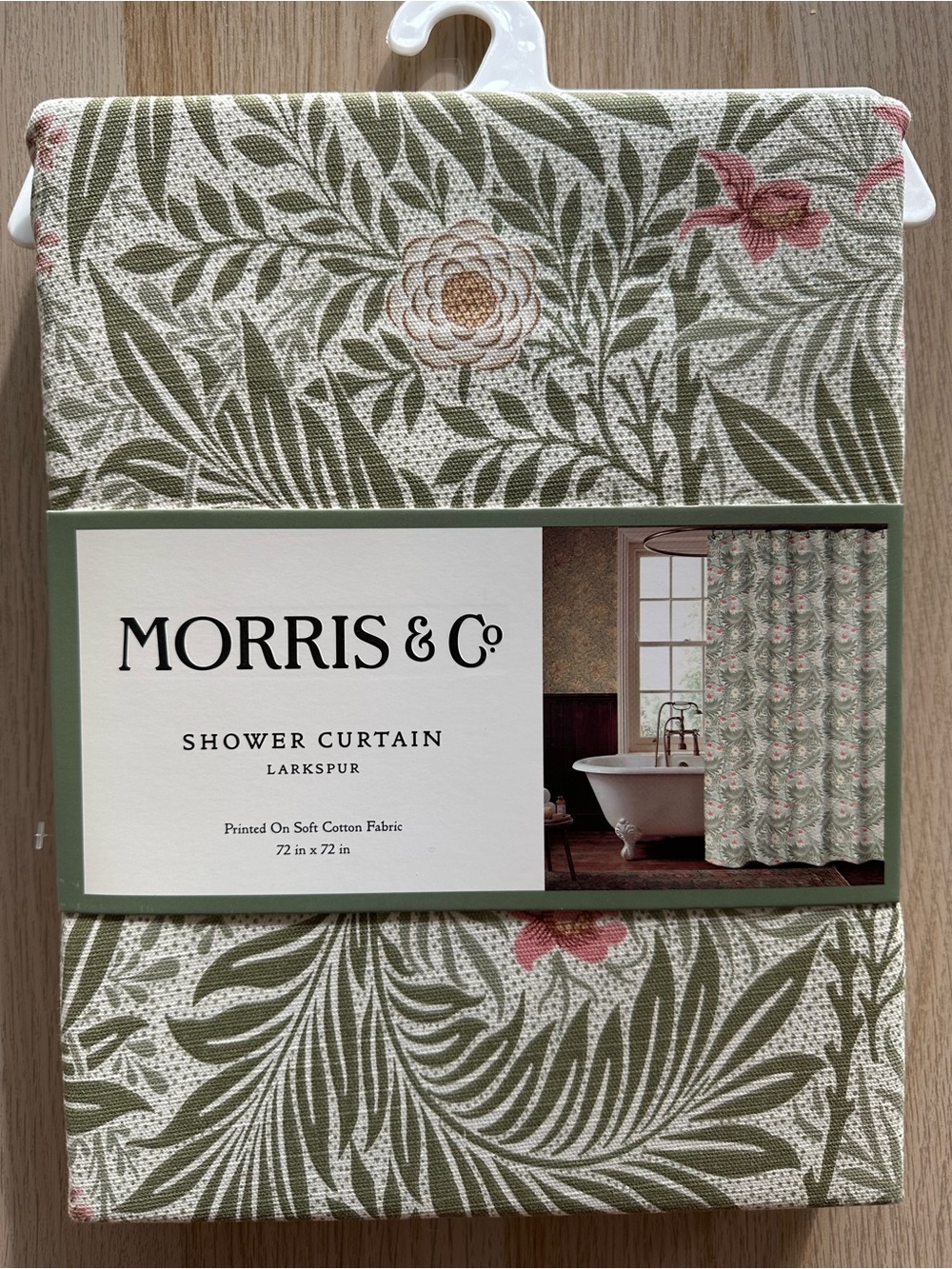 Morris & Co. Larkspur Shower Curtain
